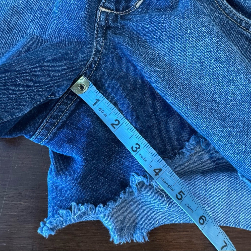 JOE'S JEANS The Ozzie 4" Cut Off Short Alma Medium Wash Denim Women's 24 - Picture 10 of 10